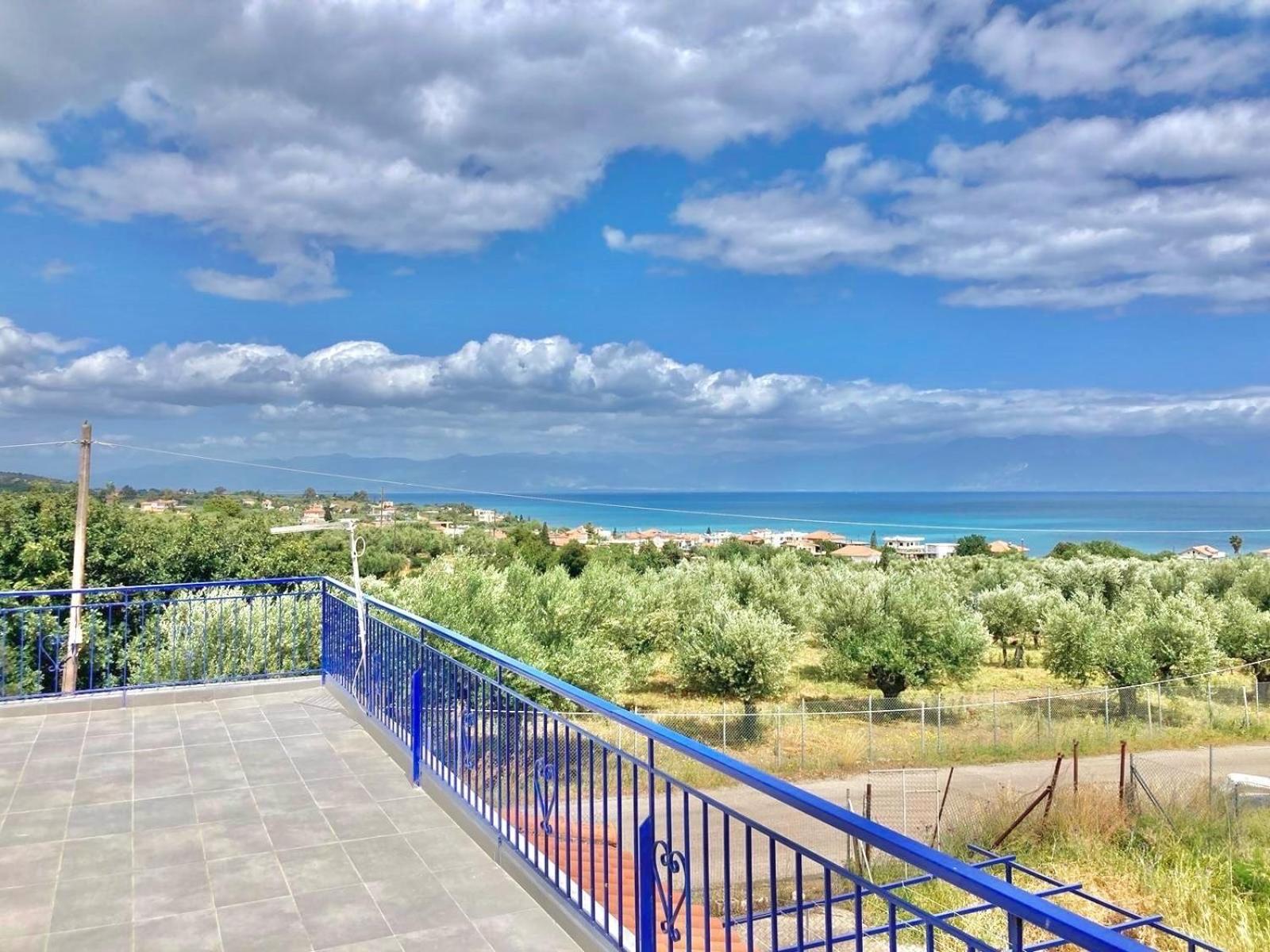 Villa Blue Cocoon - Chrani Messinia Peloponnese- Sea View 800 M From Beach Zewnętrze zdjęcie